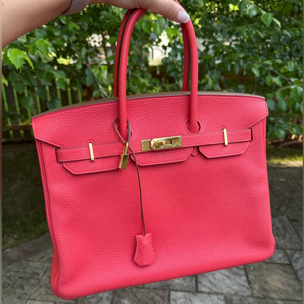 ✨🛍️ Hermes Birkin 35 Handbag Coral